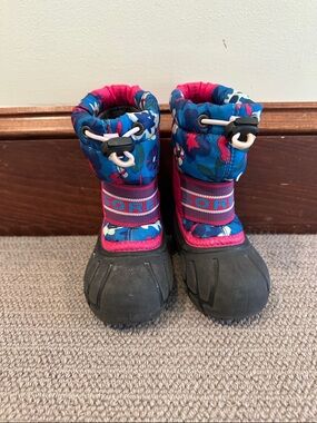 Sorel Kids Floral Snow Boots, 6